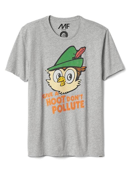 Gap Men Graphic Short Sleeve Tee - Woodsy The Owl