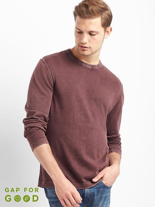 Gap Lightweight Crewneck - Pinot Noir