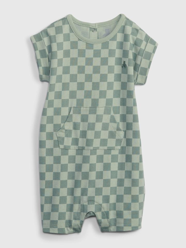 Baby Checkered Shorty One-piece