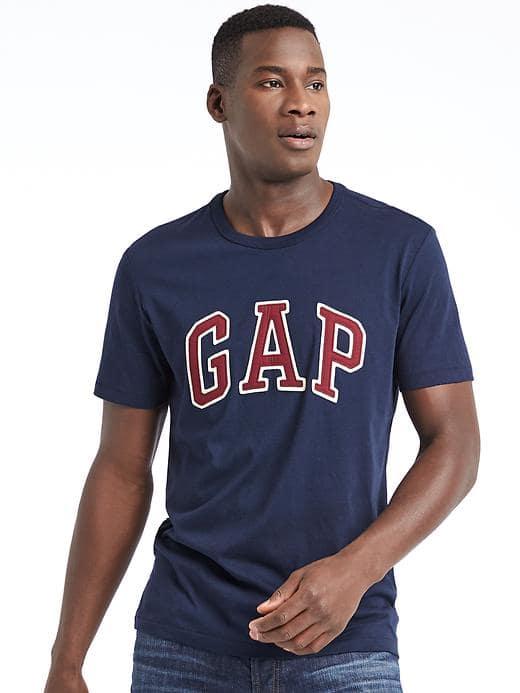 Gap Men Logo Crewneck Tee - Tapestry Navy