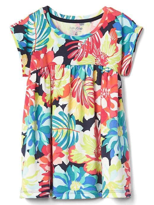 Gap Print Shirred Top - Big Floral