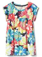 Gap Print Shirred Top - Big Floral