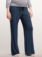 Gap Women Modal Drawstring Pants - Prussian Blue