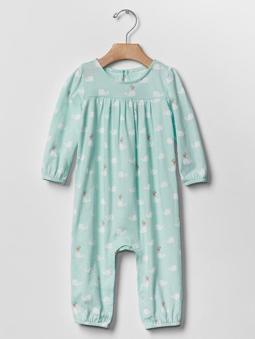 Gap Floral Whale One Piece - Quince