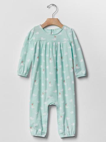 Gap Floral Whale One Piece - Quince