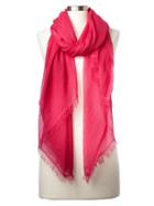 Gap Women Solid Scarf - Standout Pink
