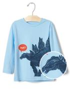 Gap Graphic Long Sleeve Tee - Hampton Blue