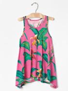 Gap Jungle Knot Back Tank - Happy Pink