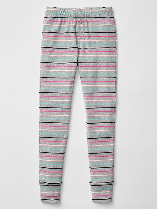 Gap Printed Pj Pants - Grey Heather