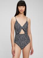 Recycled Bunny-tie Cutout One-piece Swimsuit