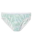 Gap Women High Cut Logo Bikini - Palm Print