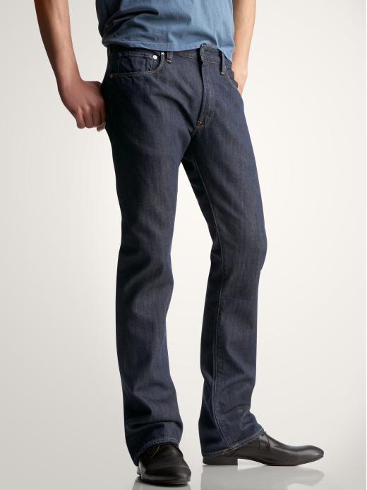 Gap Mens Straight Fit Dark Blue Jeans