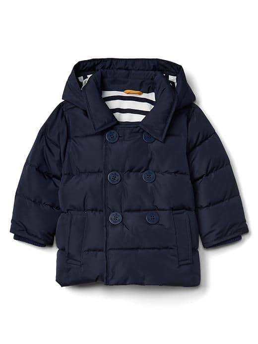 Gap Peacoat Puffer - Elysian Blue