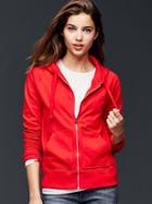 Gap Women Essential Fleece Hoodie - Holly Berry