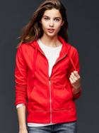 Gap Women Essential Fleece Hoodie - Holly Berry