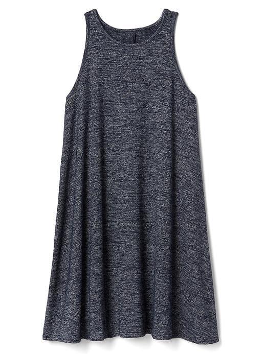 Gap Women Softspun A Line Tank Dress - Navy Marl