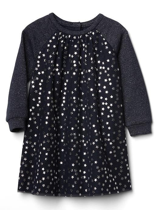 Gap Sparkle Star Tulle Dress - Navy Star