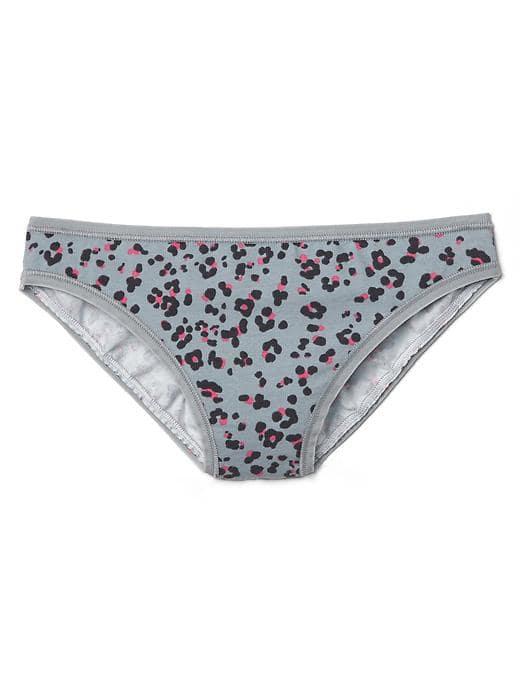 Gap Women Low Rise Bikini - Cheetah Crystal Blue