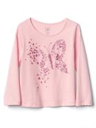 Gap Graphic Long Sleeve Tee - Butterfly