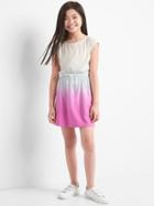 Gap Jersey Cap Dress - Pink Dip Dye