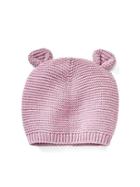 Gap Bear Knit Beanie - Lavender