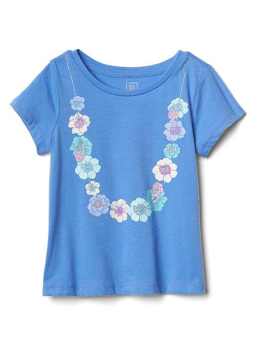 Gap Boardwalk Graphic Short Sleeve Tee - Floral