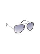 Gap Women Tortoise Aviator Sunglasses - Silver
