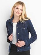 Gap Women Denim Icon Jacket - Dark Indigo