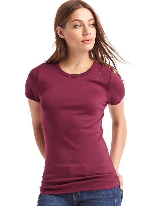 Gap Modern Crew Tee - Garnet