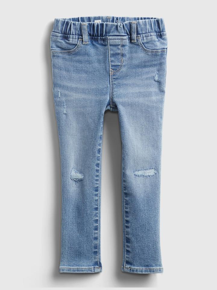 Toddler Distressed Jeggings With Washwell3