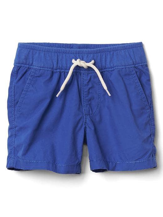 Gap Poplin Pull On Shorts - Matisse Blue