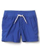 Gap Poplin Pull On Shorts - Matisse Blue