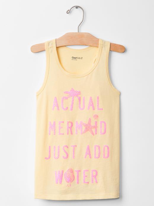 Gap Graphic Tank - Light Yellow