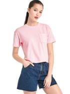 Gap Women The Archive Re Issue Original Pocket T - New Babe Pink