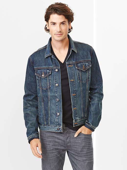 Gap 1969 Heritage Denim Jacket Dark Tint Wash - Dark Tint
