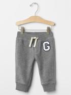 Gap Logo Fleece Pants - Grey Heather