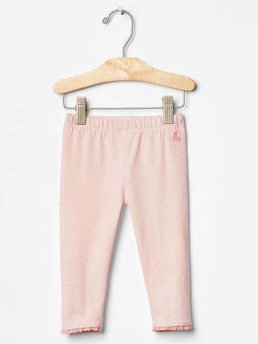 Gap Lace Trim Leggings - Milkshake Pink