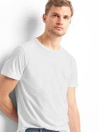 Gap Men Essential Crewneck T Shirt - Optic White