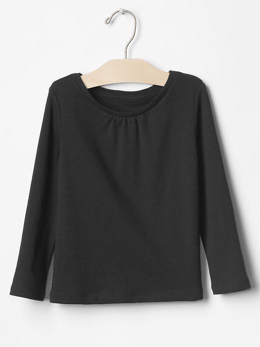 Gap Shirred Tee - True Black