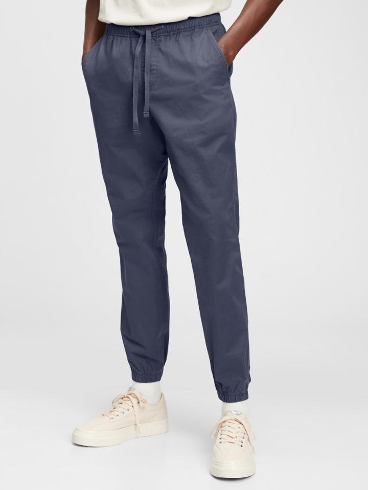 Slim Canvas Joggers With Gapflex