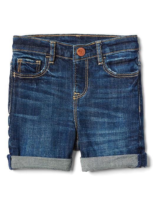 Gap Stretch Midi Shorts - Cool Blue