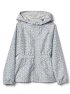 Gap Print Jersey Lined Windbreaker - Dot Print