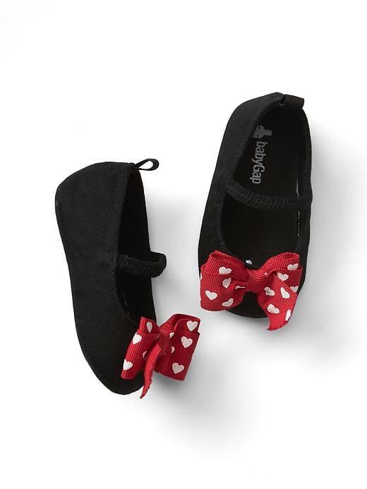 Gap Dotty Bow Mary Janes - True Black