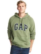 Gap Men French Terry Logo Pullover Hoodie - Desert Cactus