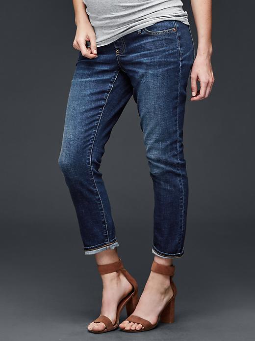 Gap Authentic 1969 Full Panel Best Girlfriend Jeans - Medium Indigo