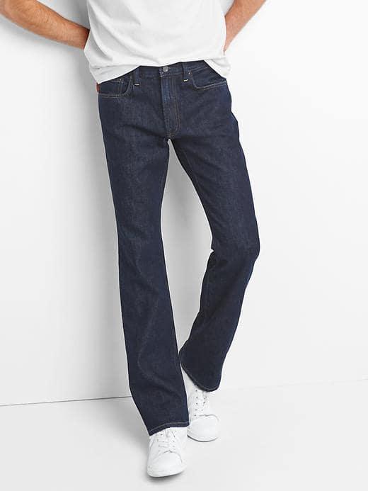 Gap Men Boot Fit Jeans - Rinse