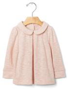 Gap Marled Peter Pan Collar Top - Pink Standard