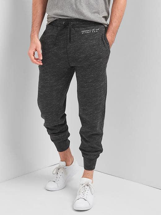 Gap Men French Terry Sweatpants - Charcoal Heather