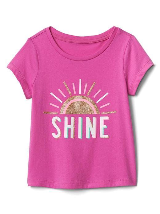 Gap Embellished Graphic Short Sleeve Tee - Sun