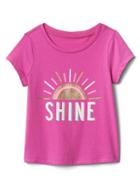 Gap Embellished Graphic Short Sleeve Tee - Sun